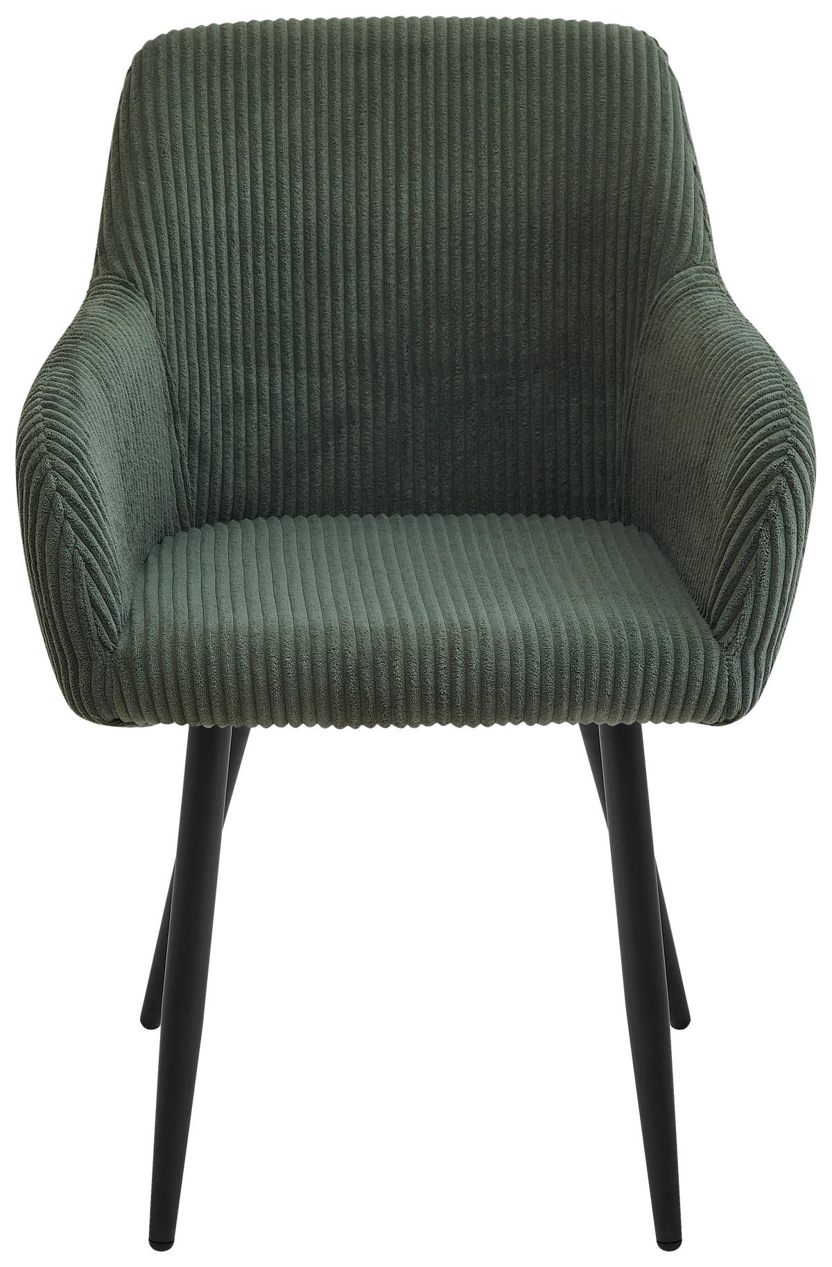 ARMLEHNSTUHL   Webstoff  - Schwarz/Grün, Design, Textil/Metall (56/83,5/59cm) - Ti'me