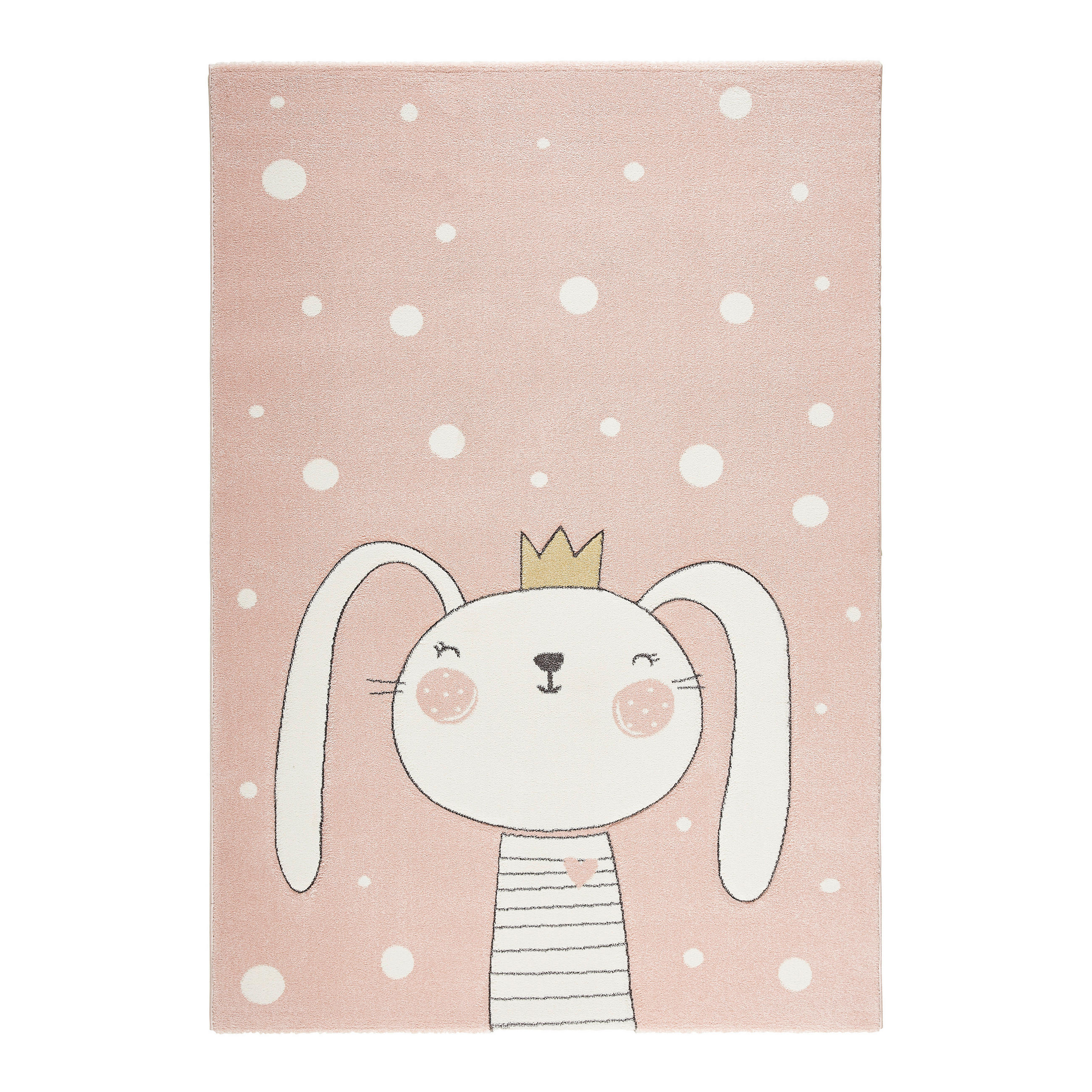 COVOR PENTRU COPII Queen  - roz aprins, Trend, textil (80/150cm) - Ben'n'jen