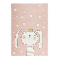 COVOR PENTRU COPII Queen  - roz aprins, Trend, textil (80/150cm) - Ben'n'jen