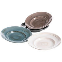 PASTATELLERSET 4-teilig  - Blau/Beige, Basics, Keramik (27,3 cmcm) - Mäser