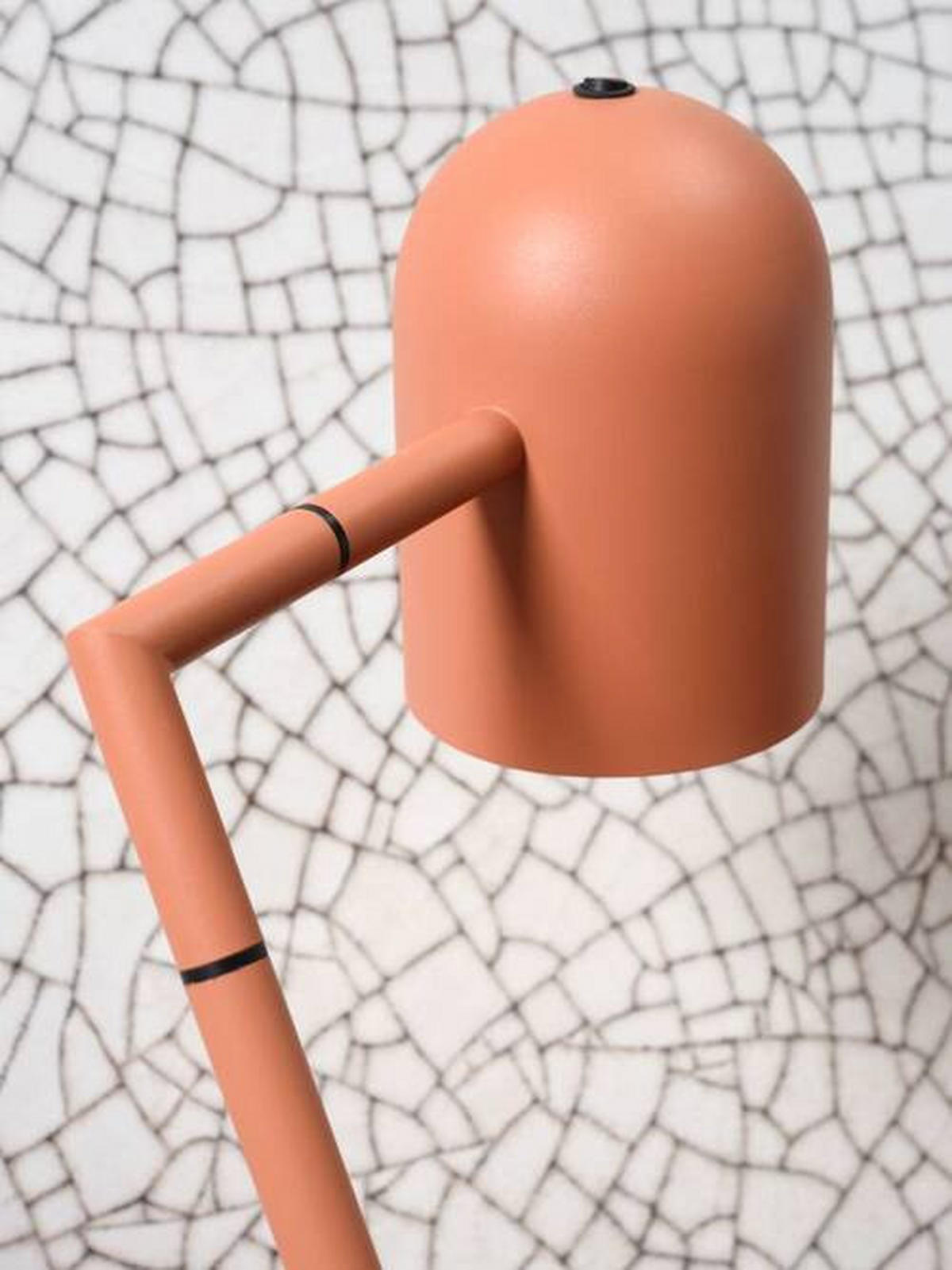 STEHLEUCHTE - Terracotta, Design, Metall (17/141/17cm) - It's about Romi