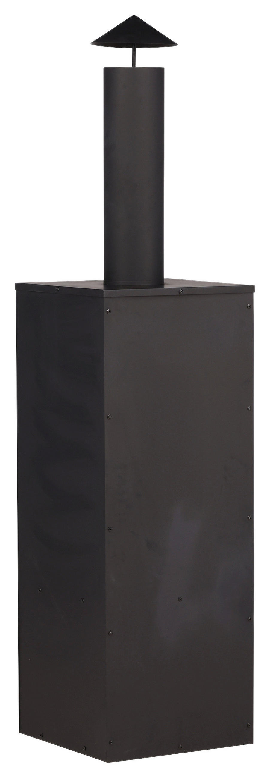 FEUERSTELLE  - Schwarz, KONVENTIONELL, Metall (45/199/45cm) - Gardenson