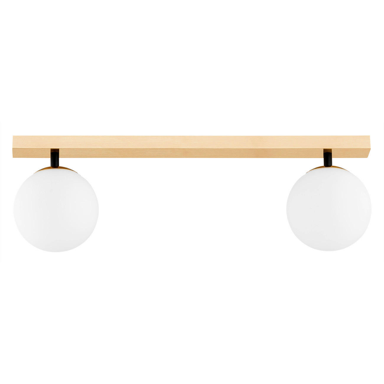 DECKENLEUCHTE    16,5/12/50 cm  - Goldfarben/Weiß, Basics, Glas/Metall (16,5/12/50cm)