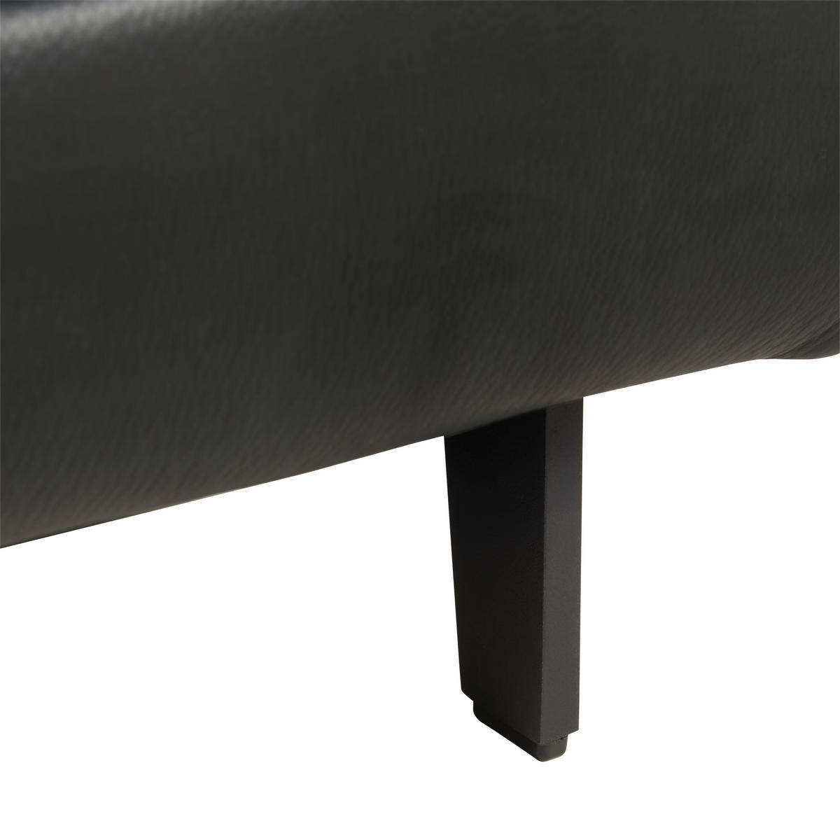 2,5-SITZER  in Echtleder Anthrazit   - Anthrazit, Design, Leder/Metall (226/70/109cm) - Johann Jakob