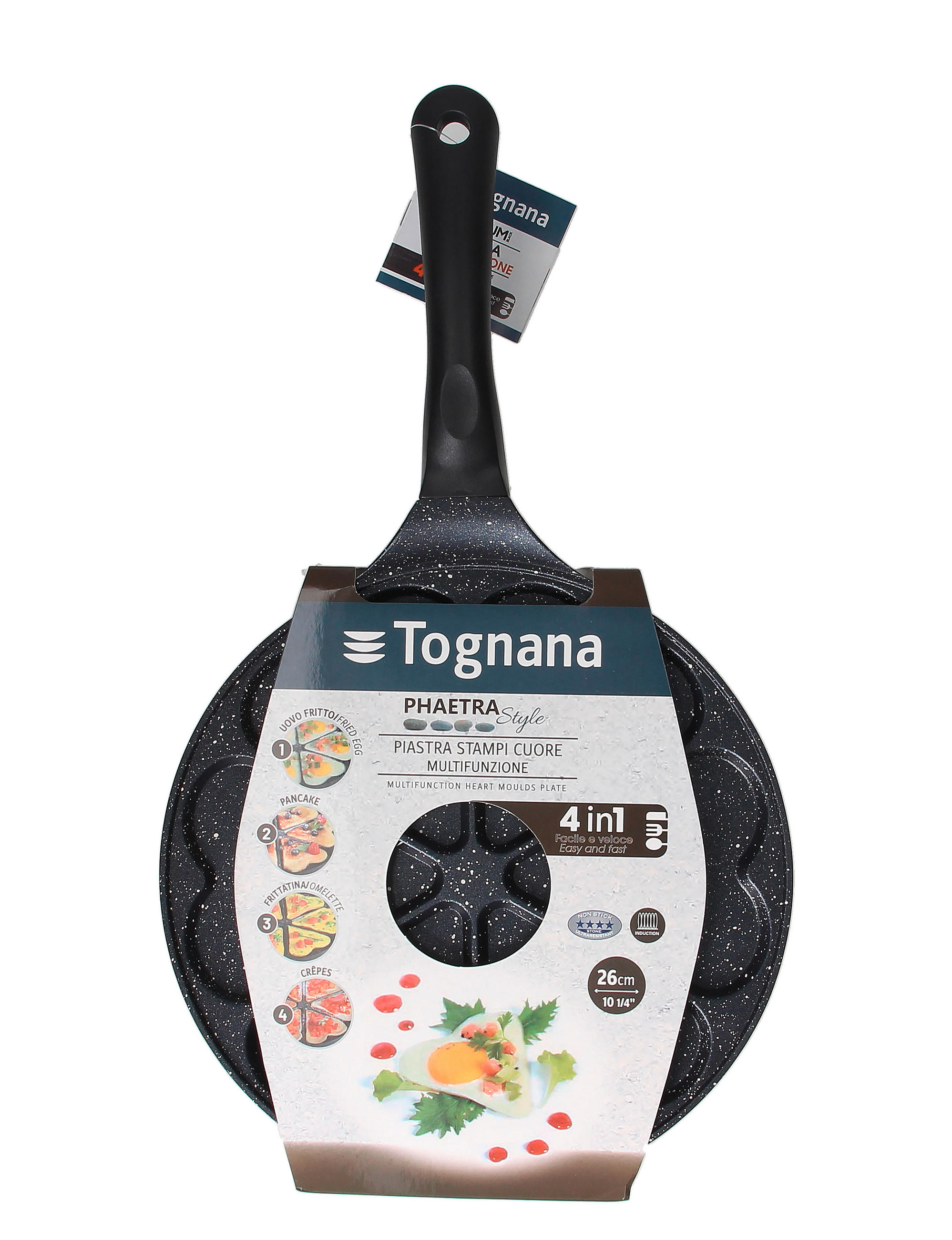 TAVA  26 cm         - crna, Basics, metal (26cm) - Tognana