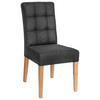 STUHL  in Webstoff Textil, Holz  - Eichefarben/Anthrazit, KONVENTIONELL, Holz/Textil (48/95/61cm) - Carryhome