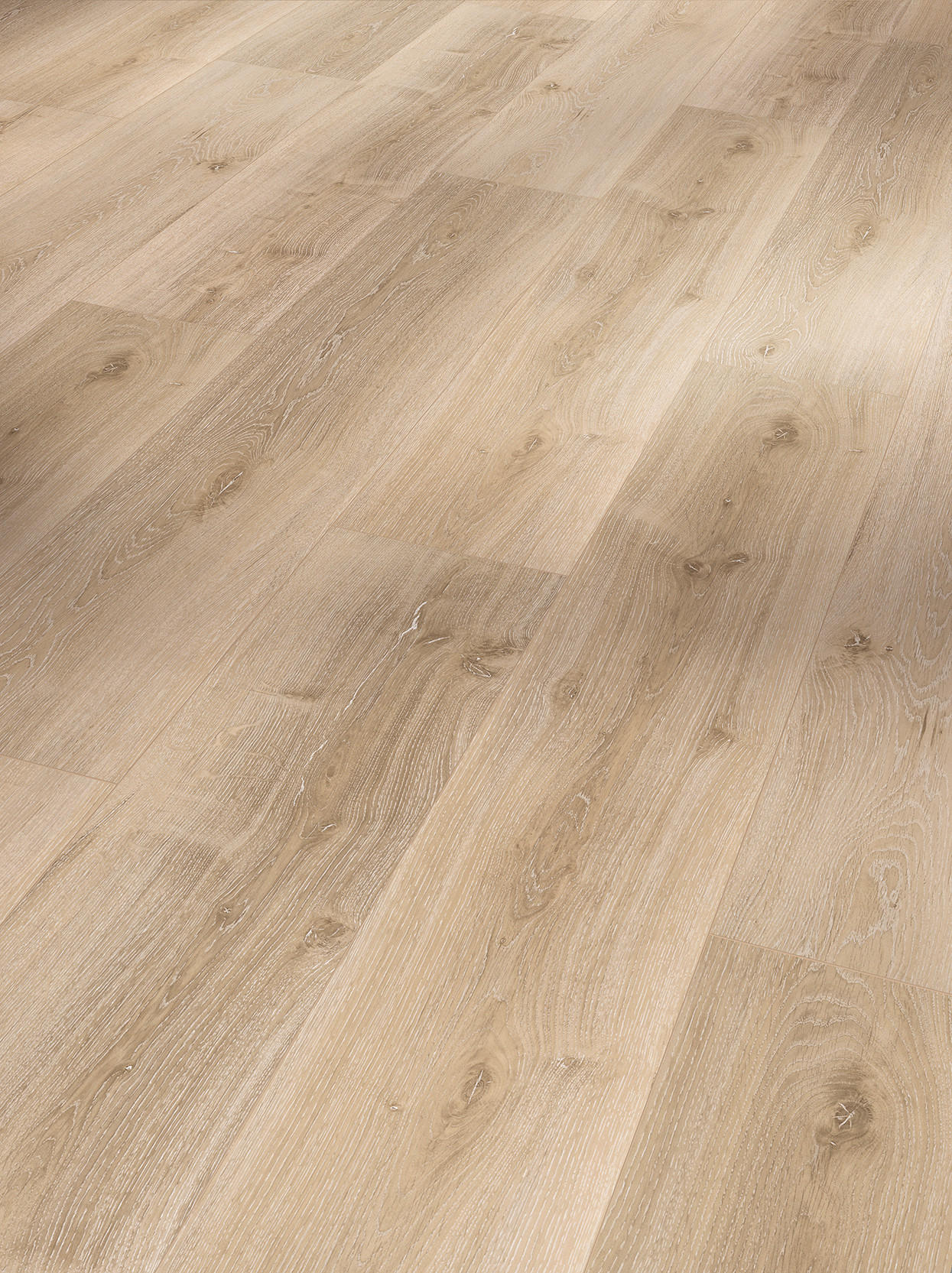 Designboden Eiche Royal Hell BASIC 5.3 1743006  per  m² - Hellbraun/Eichefarben, Basics, Kunststoff (120,9/22,5/0,53cm) - Parador
