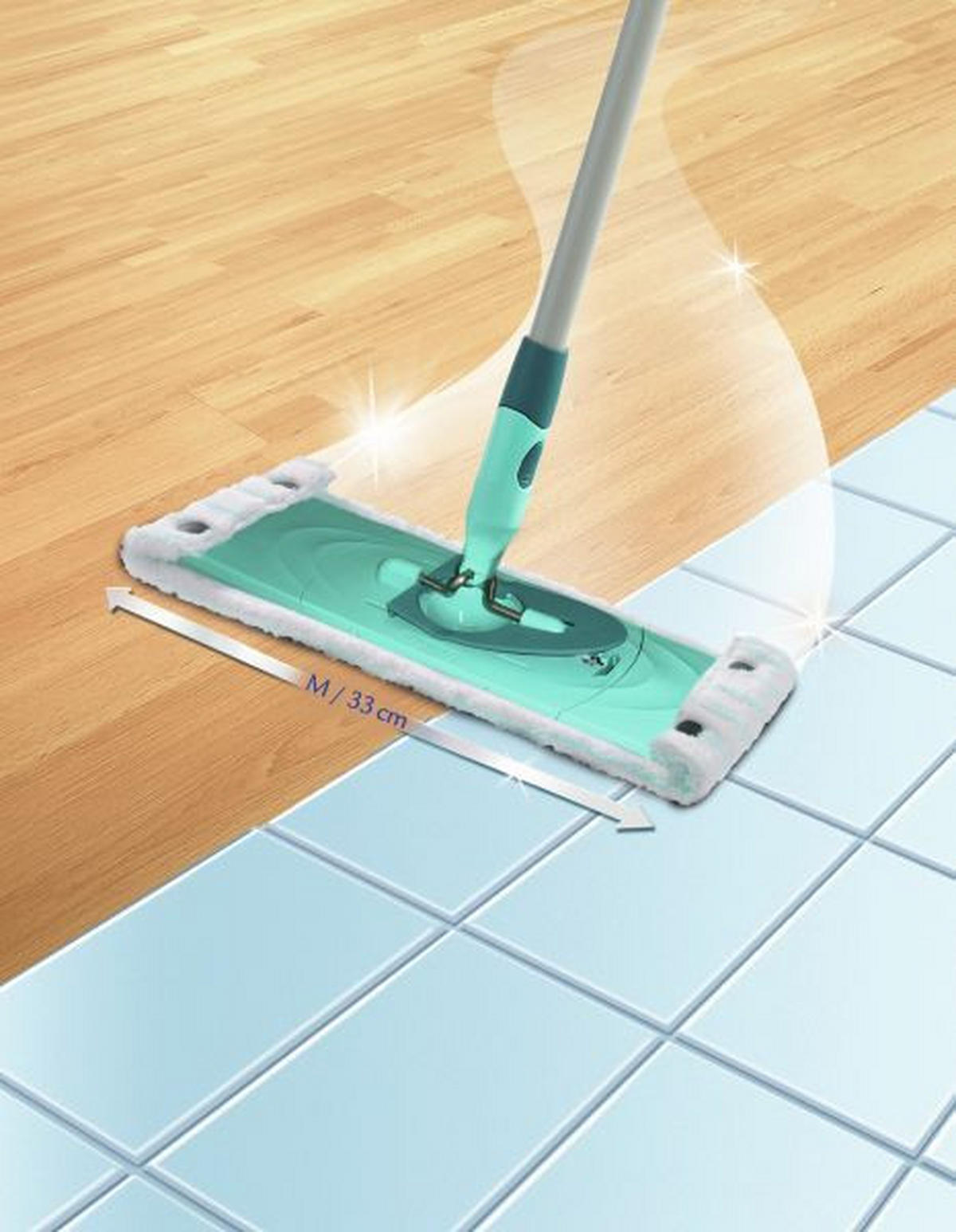 LAVETĂ PENTRU MOP - alb, Basics, textil (1/1cm) - Leifheit