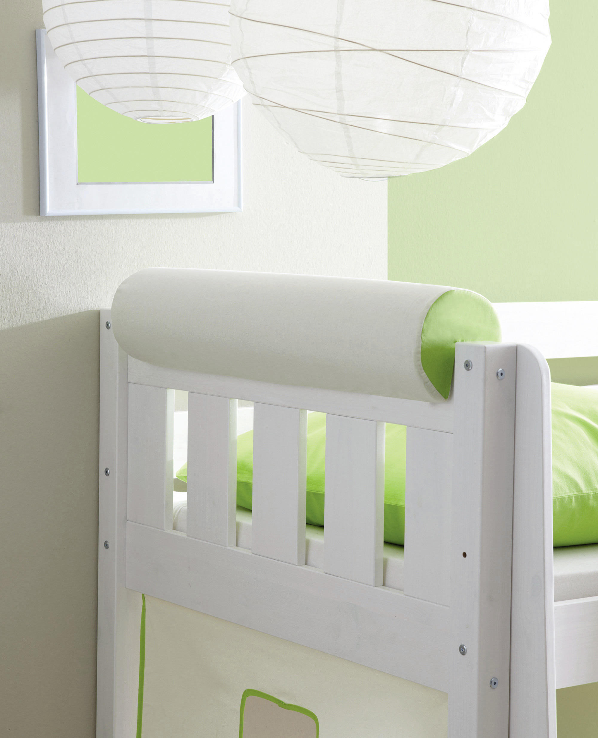 KINDER-NACKENROLLE - Beige/Grün, KONVENTIONELL, Textil (16,5/79cm) - MID.YOU