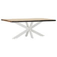 TISCHPLATTE      - Akaziefarben, Design, Holz (220/100/5cm) - Landscape