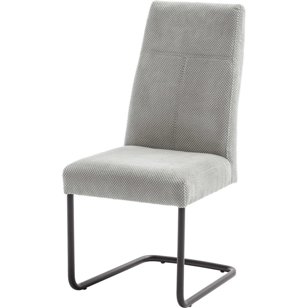 Thumbnail - Carryhome Schwingstuhl, Grau, Textil, Kufe, 50x102x63 cm, Stoffauswahl, Esszimmer, Stühle, Esszimmerstühle, Schwingstühl...