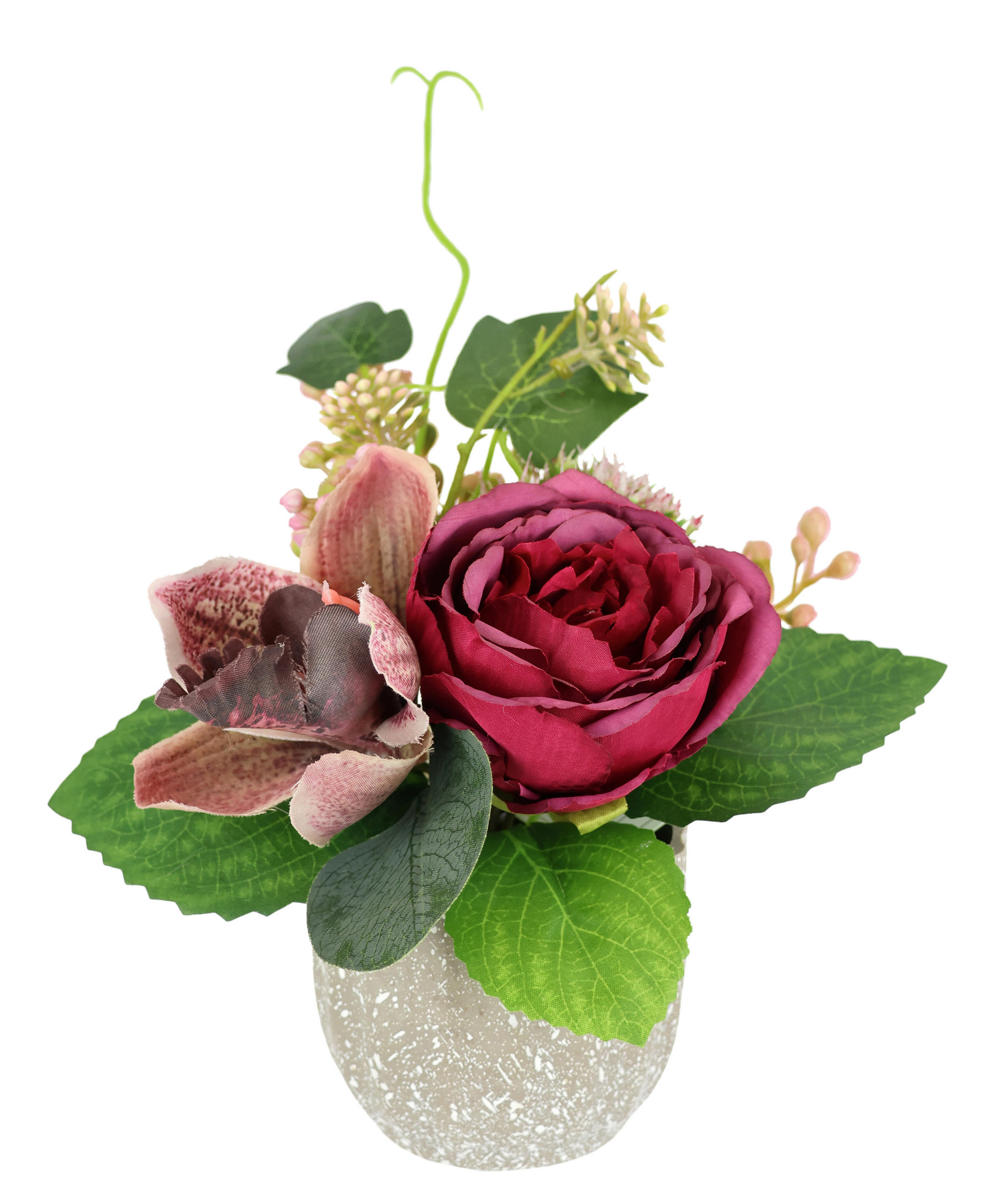 KUNSTBLUME  - Bordeaux, Basics, Textil (14/16cm)