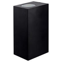 AUßENWANDLEUCHTE ALCOR 8,8/7/15,6 cm   - Anthrazit, Design, Metall (8,8/7/15,6cm)