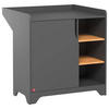 WICKELKOMMODE Leaf Graphitfarben  - Graphitfarben, MODERN, Holzwerkstoff (88,5/89,5/75-44cm) - MID.YOU