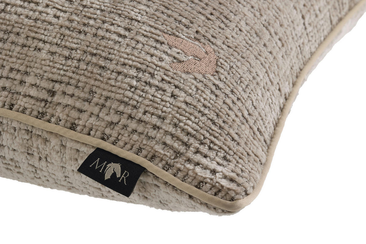 KISSENHÜLLE Marcel.Remus.Design- Andratx beige 45/45 cm  - Beige, Design, Textil (45/45cm)