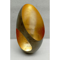 TEELICHTHALTER  - Goldfarben/Schwarz, Basics, Metall (11/17cm) - Cor Mulder