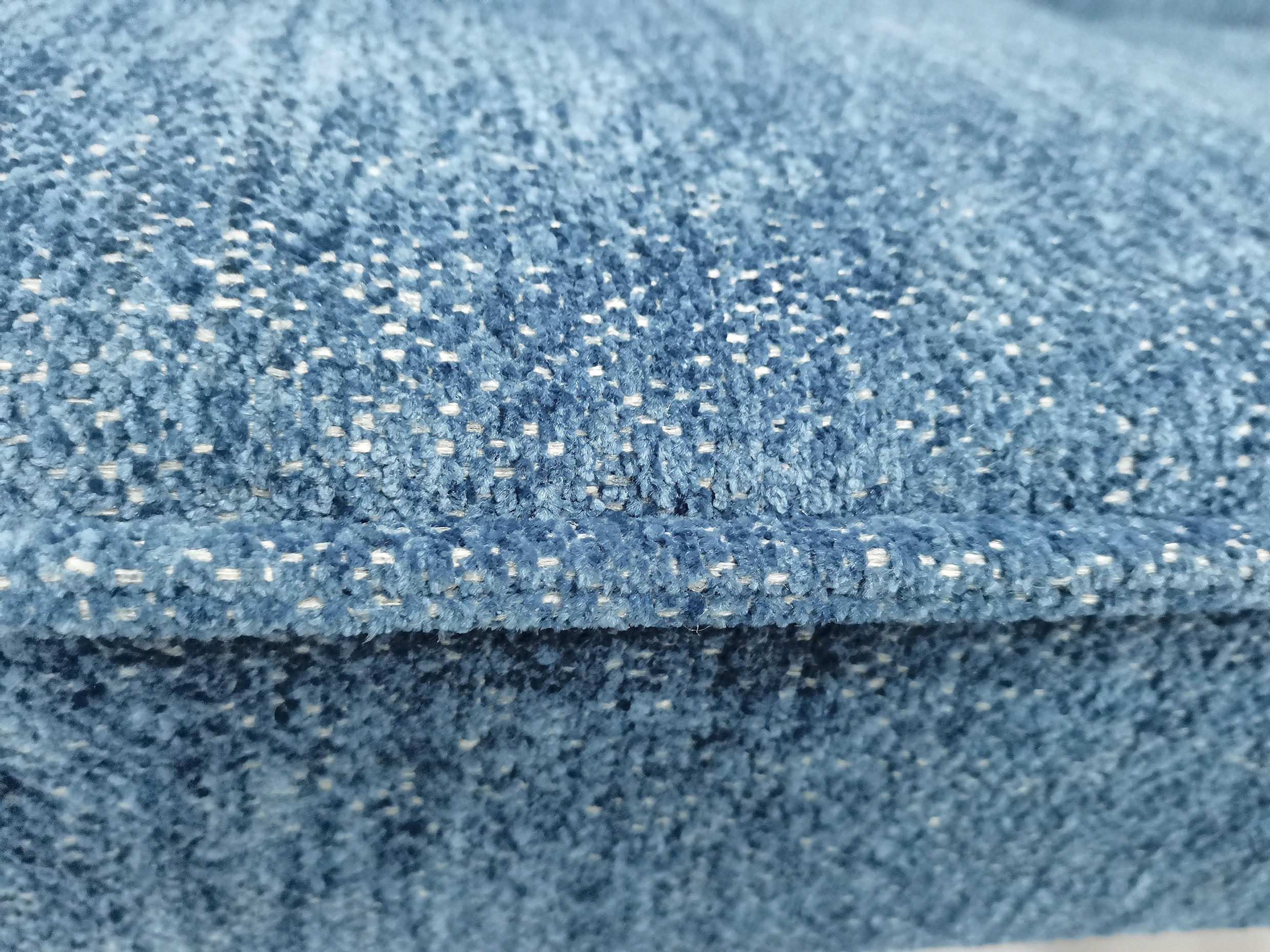 Thumbnail - Mid.you Eckbank, Blau, Braun, Textil, Metall, 5-Sitzer, L-Form, 194x154 cm, Esszimmer, Bänke, Eckbänke