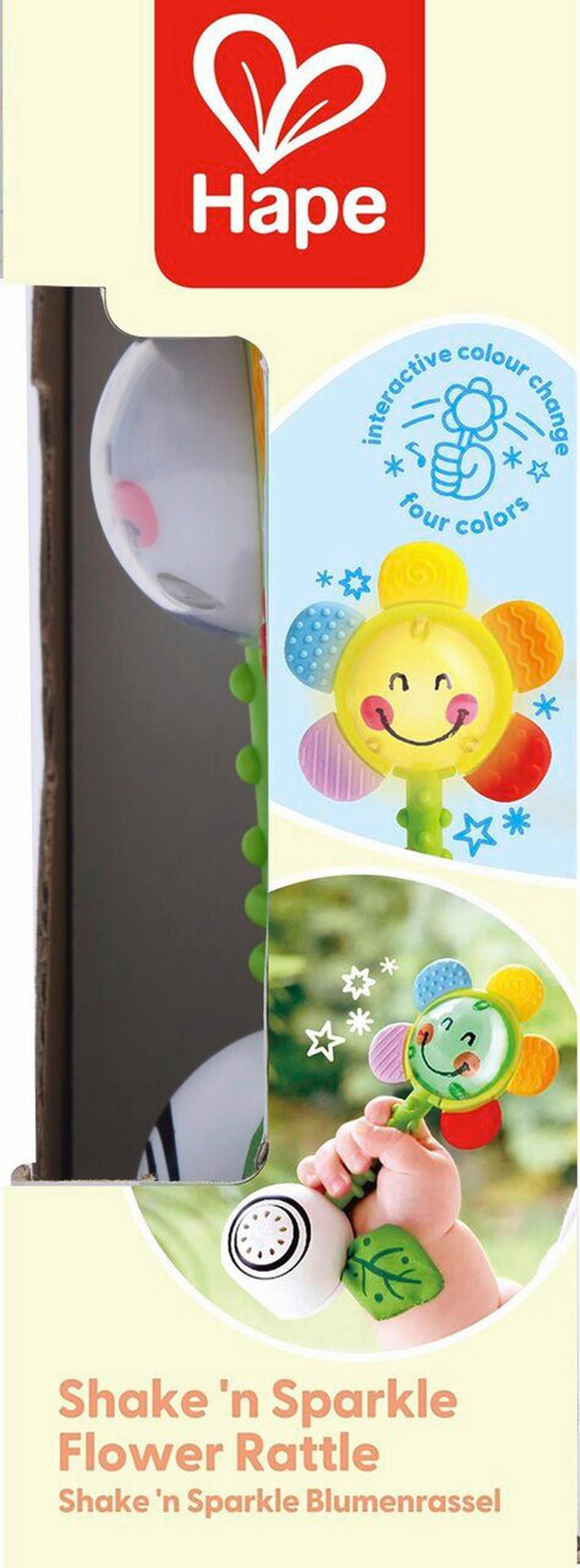RASSEL Hape Baby Spielzeug  - Multicolor, Basics, Kunststoff/Textil (8,3/15,2/4,9cm) - Hape