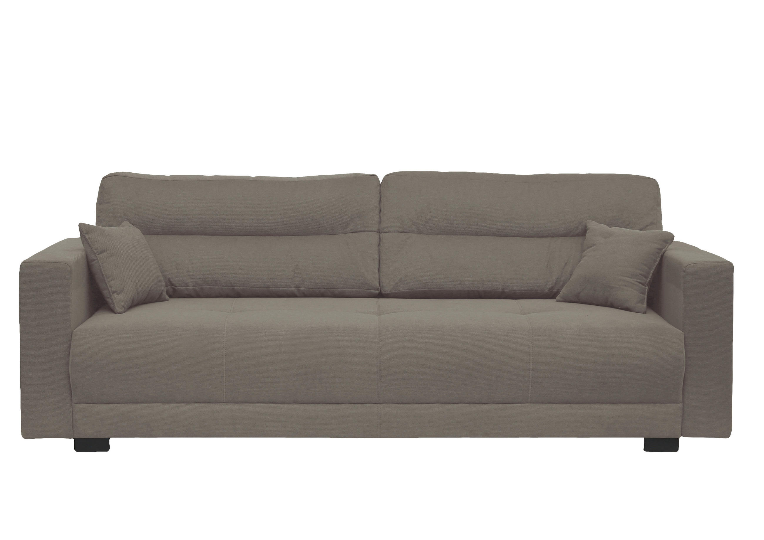 KANAPÉ iszap  - iszap, Basics (240/75/108cm) - Carryhome