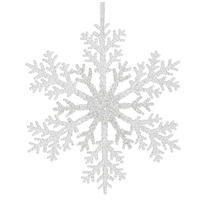 DEKOHÄNGER 21 cm  - Transparent/Silberfarben, KONVENTIONELL, Kunststoff (21cm)