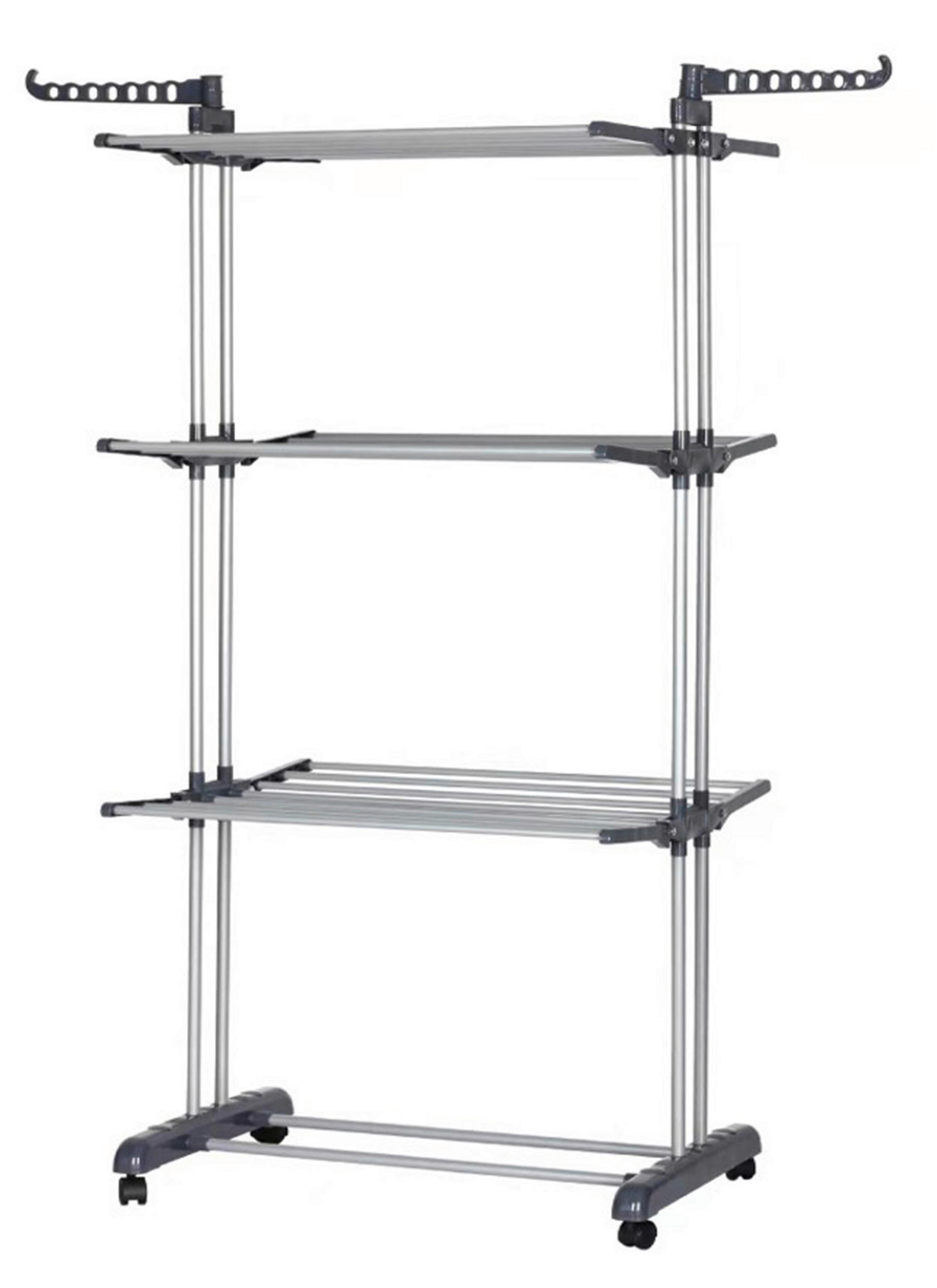 TURMWÄSCHETROCKNER 72/64/170 cm  - Edelstahlfarben/Grau, Basics, Kunststoff/Metall (72/64/170cm) - Homeware