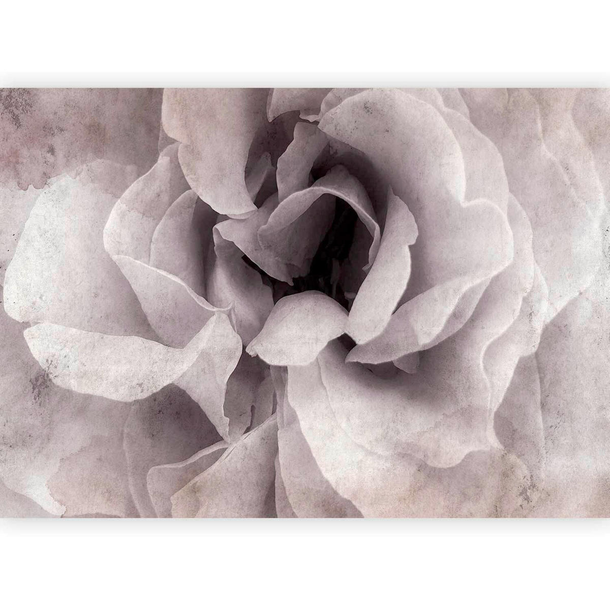 FOTOTAPET 300/210 cm  - vit/ljusrosa, Lifestyle, textil (300/210cm) - artgeist