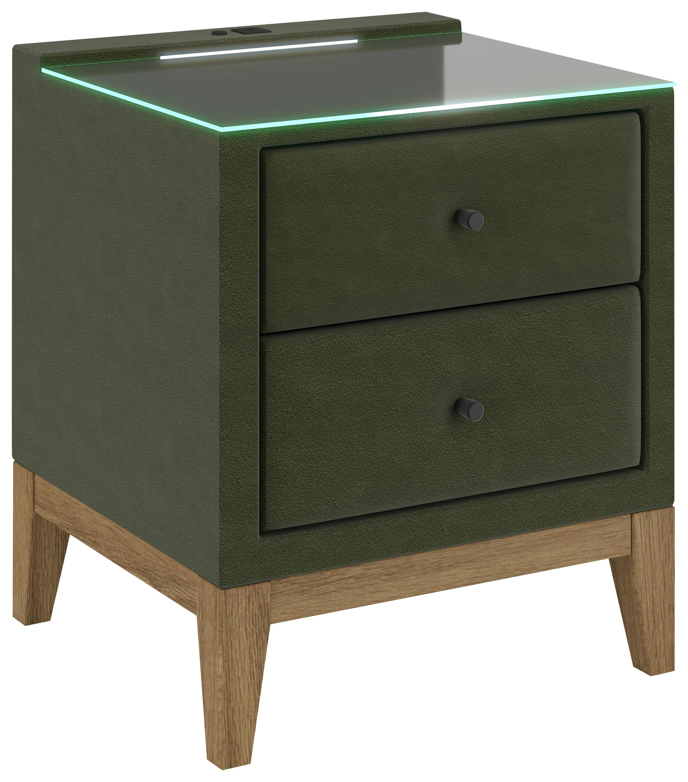 Nachtkästchen Smile inkl. Beleuchtung, B: 49cm