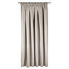SCHLAUFENSCHAL  black-out (lichtundurchlässig)  140/245 cm   - Weiß, Basics, Textil (140/245cm)