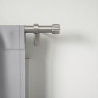 VORHANGSTANGENSET  168-305 cm  - Nickelfarben, KONVENTIONELL, Kunststoff/Metall (168-305cm) - Umbra