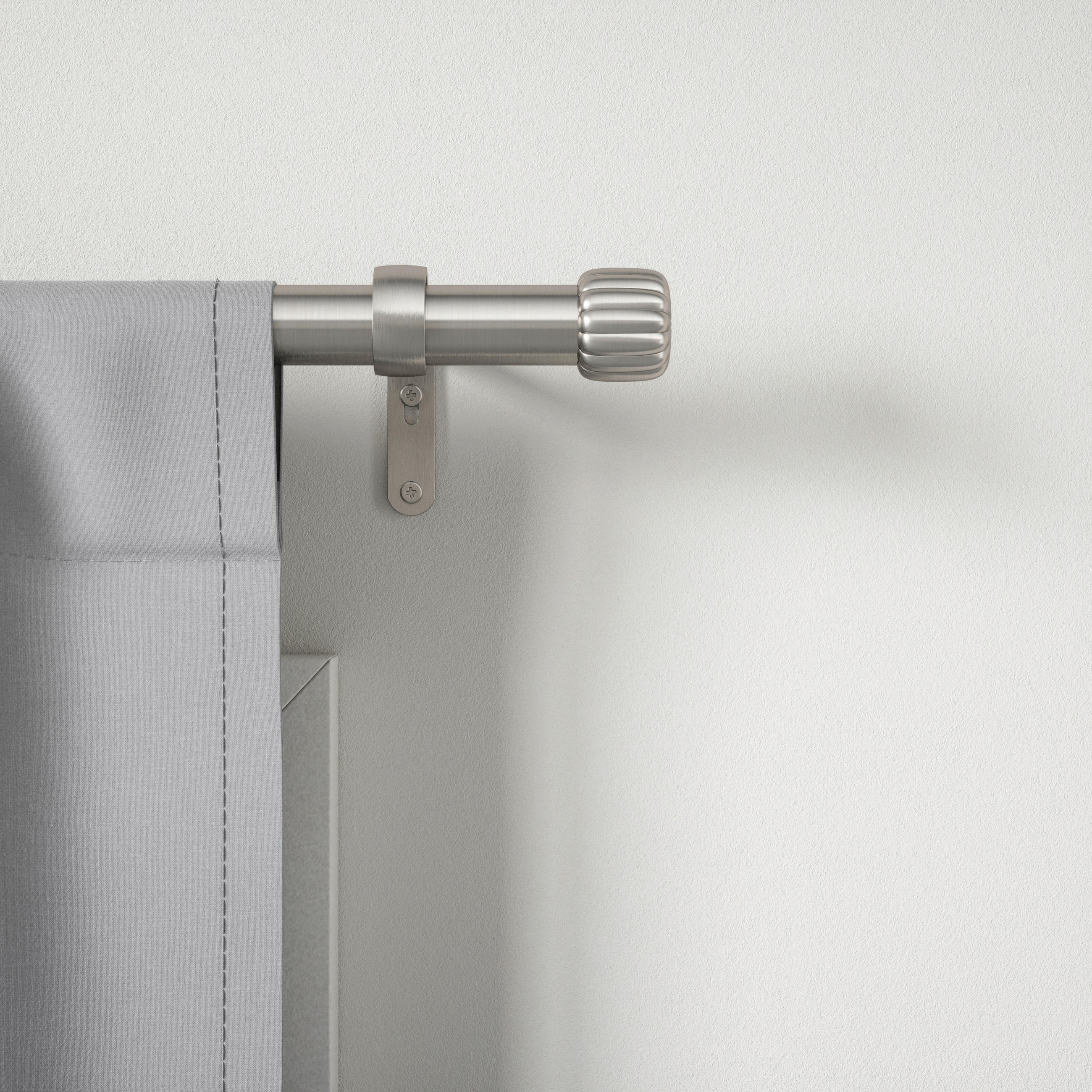 Umbra Vorhangstangenset Cleo Nickel 168-305 cm