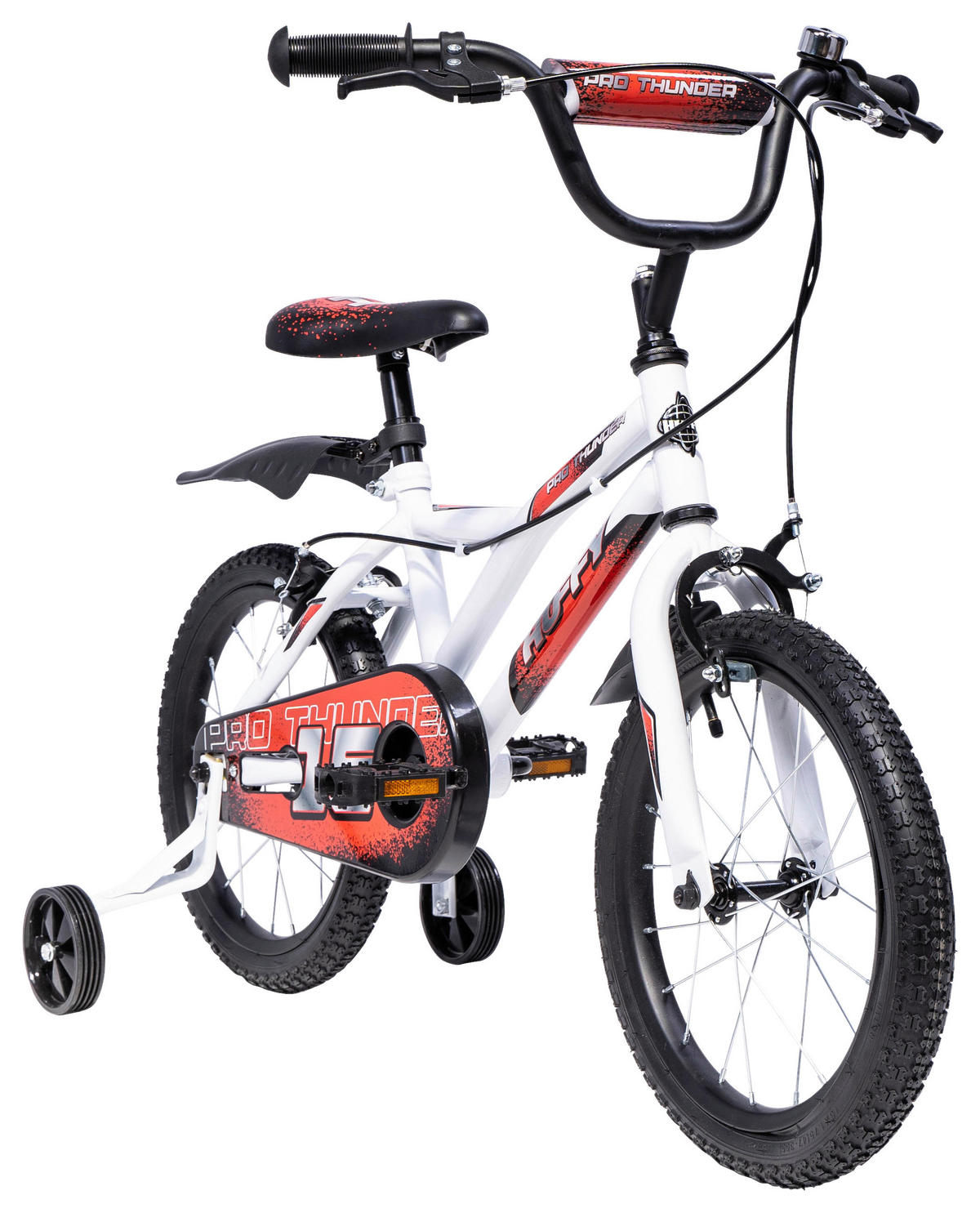 KINDERFAHRRAD 16 Zoll  - Orange/Weiß, Basics, Metall (46,5/54/75cm)