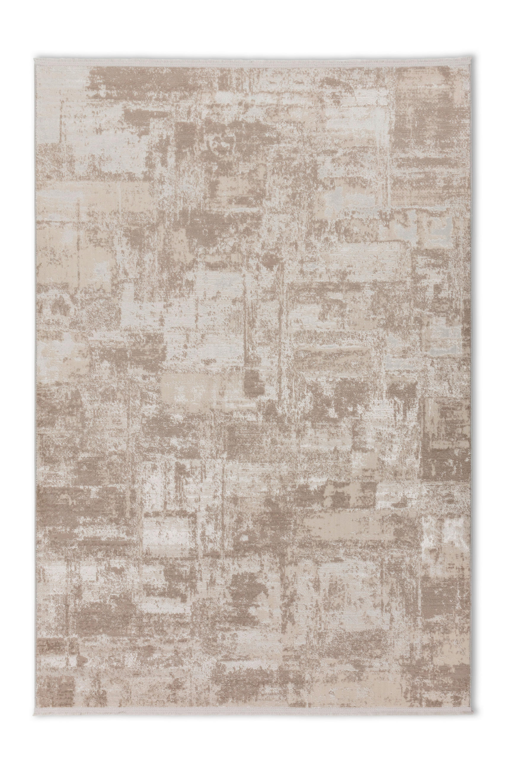 WEBTEPPICH Wohnzimmer 80/150 cm Castello Creme, Beige rechteckig  - Beige/Creme, Design, Textil (80/150cm) - Astra