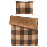 WENDEBETTWÄSCHE 140/200 cm  - Braun, KONVENTIONELL, Textil (140/200cm) - Esposa