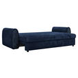 SCHLAFSOFA in Cord, Feincord Dunkelblau  - Schwarz/Dunkelblau, KONVENTIONELL, Kunststoff/Textil (240/83/116cm) - Carryhome