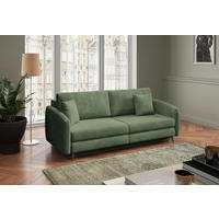 SCHLAFSOFA INGRID  mit Plüsch Beige  - Beige/Creme, Design, Textil/Metall (230/100/103cm) - Livetastic