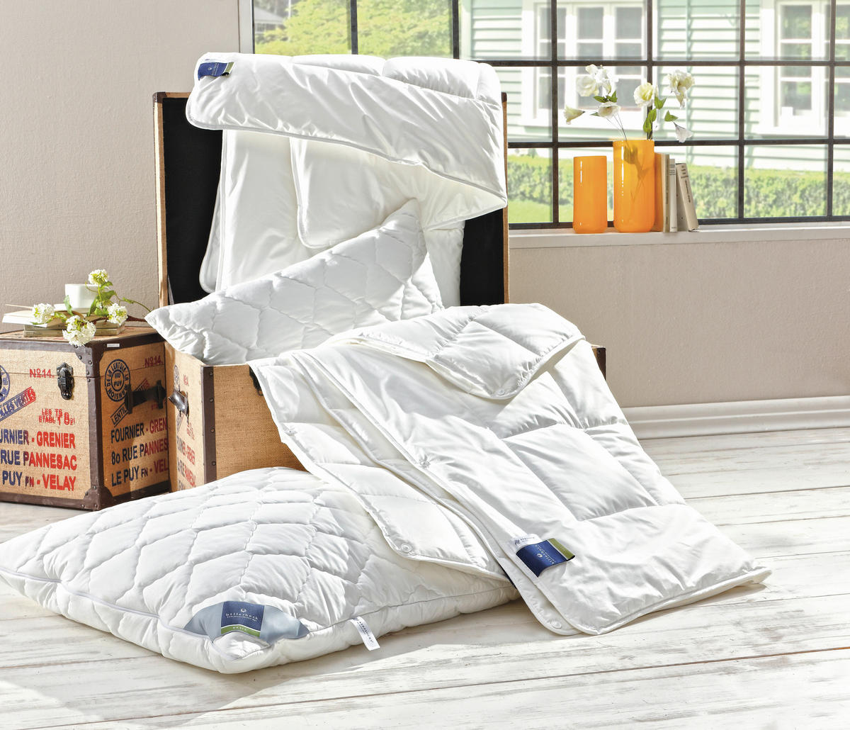 CELOGODIŠNJI JORGAN ALCANDO UNO 200/200 cm  - bela, Osnovno, tekstil (200/200cm) - Billerbeck