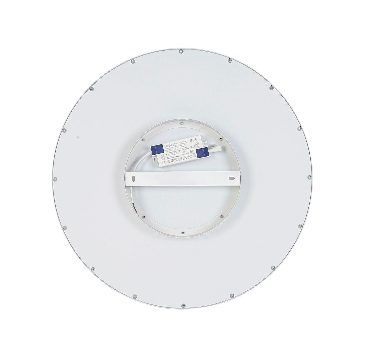 LED PANEL, 45/5 cm  - bílá, Basics, kov/plast (45/5cm) - Novel