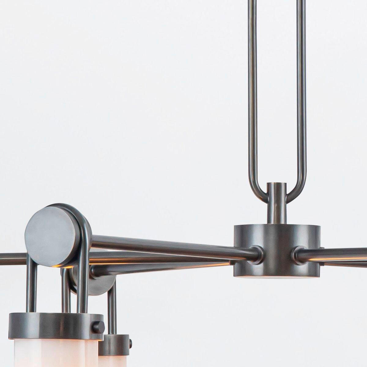 KRONLEUCHTER 75,2/81,7 cm   - Bronzefarben, KONVENTIONELL, Glas/Metall (75,2/81,7cm) - Elstead Lighting