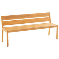 SITZBANKELEMENT - Teakfarben, Design, Holz (160/85/58cm)