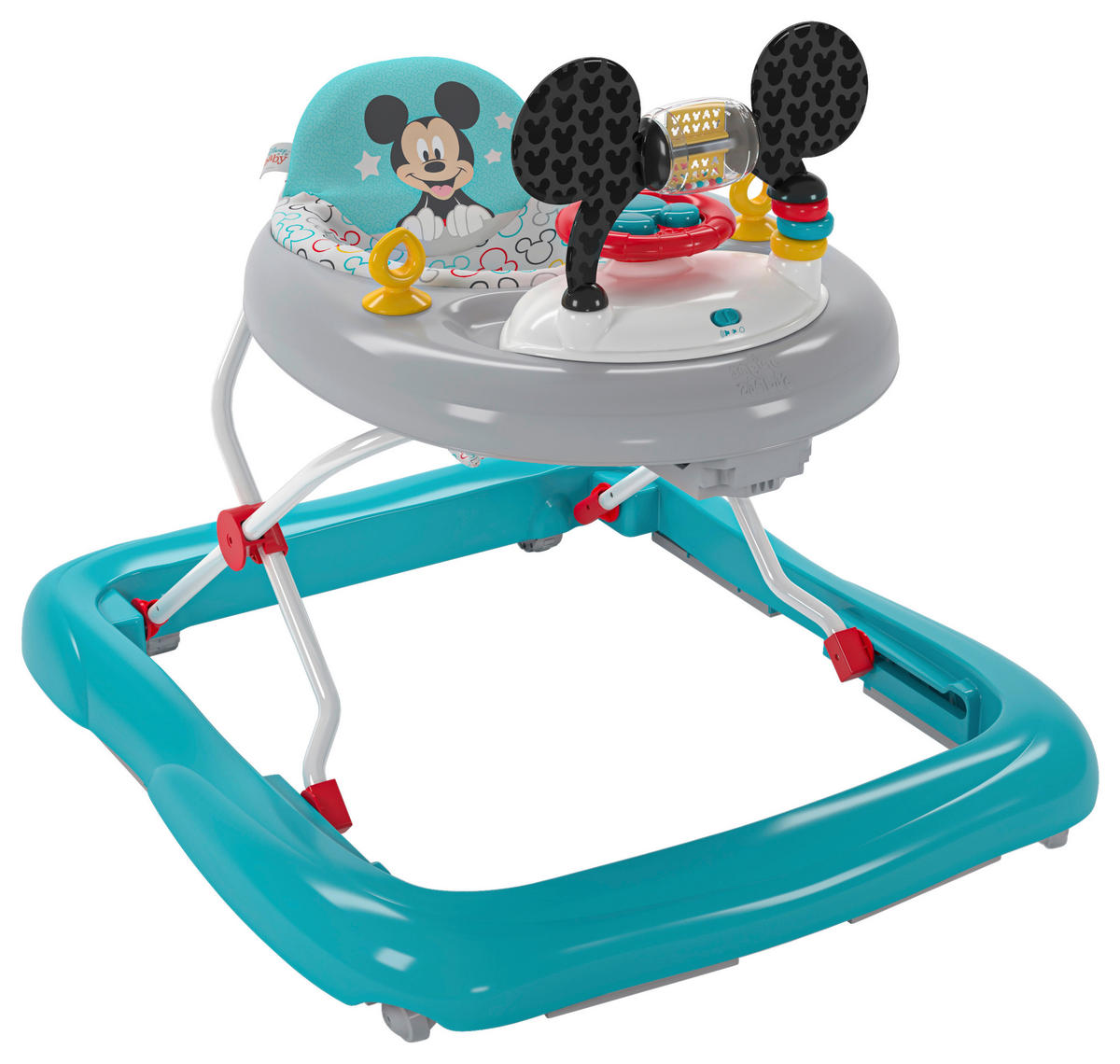 LAUFLERNWAGEN  - Blau/Multicolor, Basics, Kunststoff/Textil (68,6/63,5/61cm)