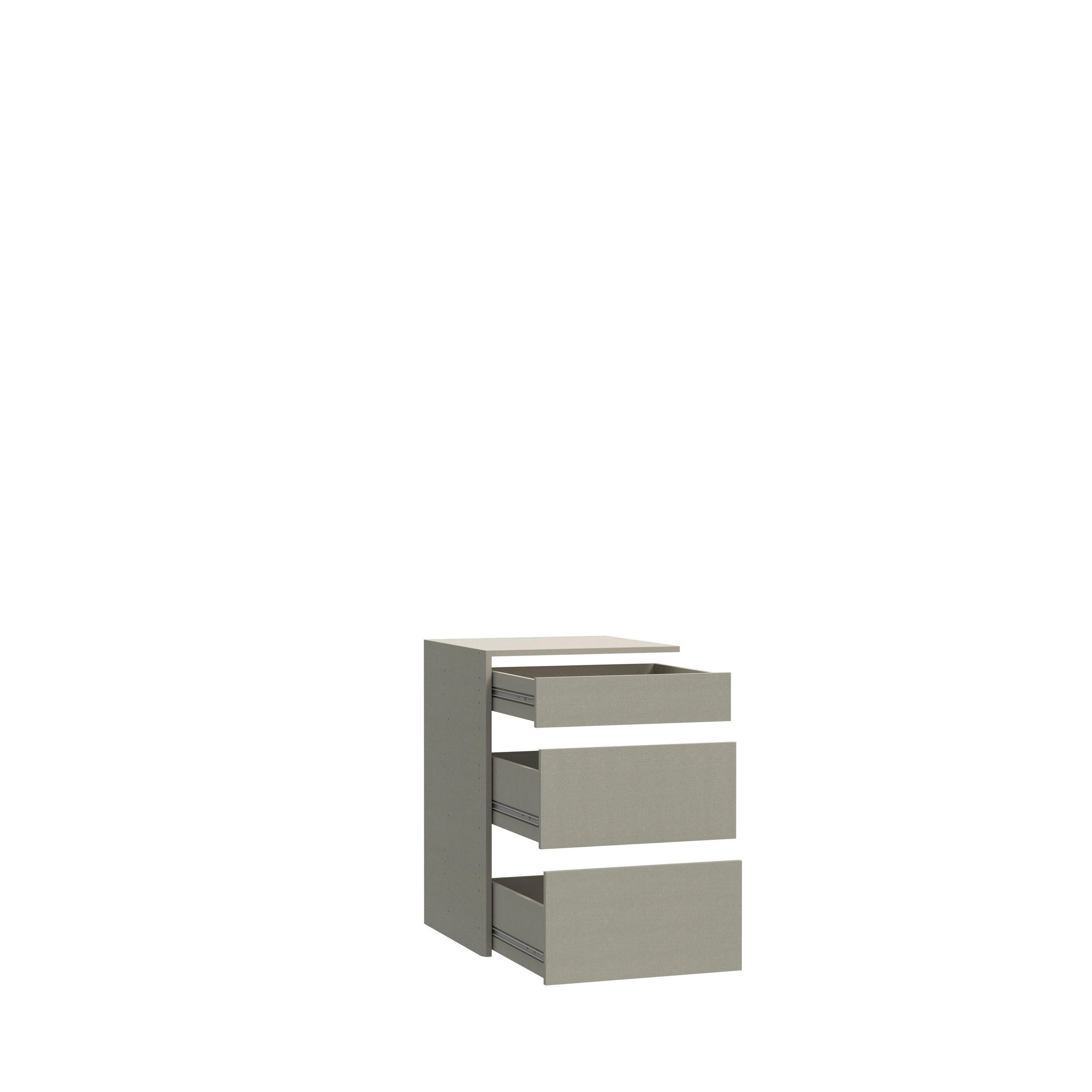 SCHUBKASTENEINSATZ 53,5/78,2/52,7 cm   - Hellgrau, Design, Holzwerkstoff (53,5/78,2/52,7cm) - Carryhome