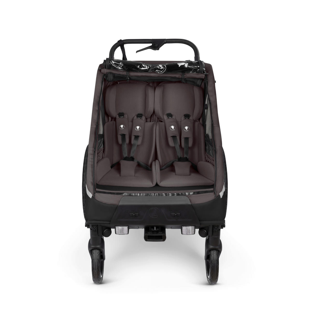 FAHRRADANHÄNGER   Tour 2  - Graubraun, Basics, Textil (81/53/56cm) - ABC Design