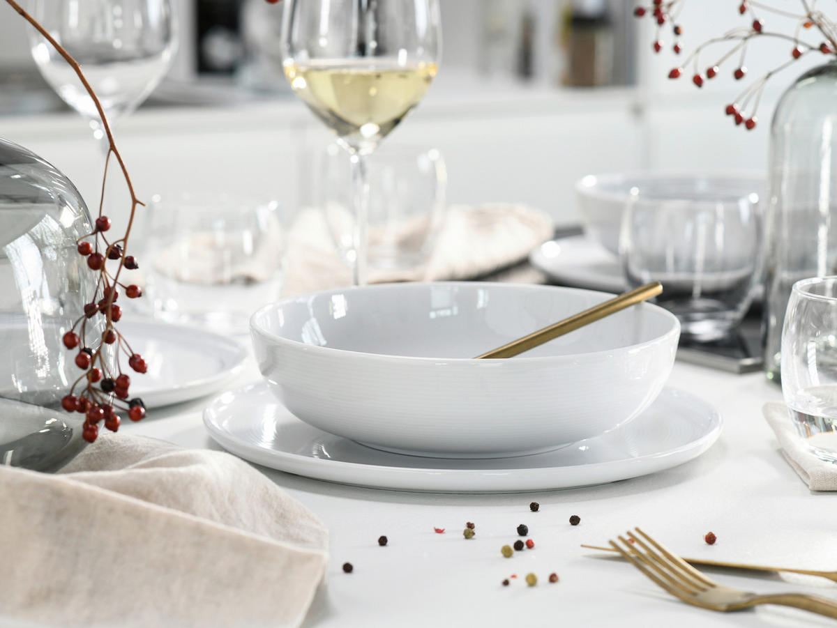 SERVIS Session White 12 delar  - vit, Basics, keramik - Creatable