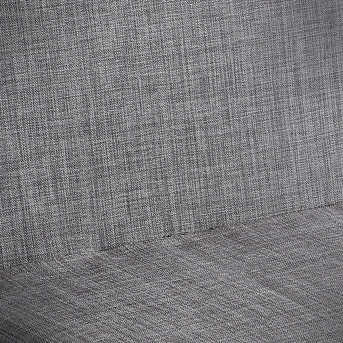 SITZSCHALE - Grau, MODERN, Textil/Metall (45/47/47cm) - Amatio