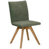 STUHL  in Samt  - Eichefarben/Grün, Konventionell, Holz/Textil (60/91/61cm) - Moderano