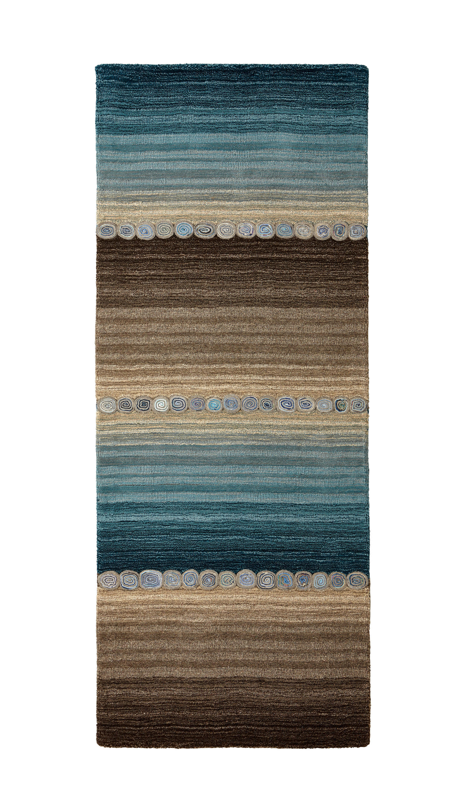 ORIENTÁLNY KOBEREC, 80/300 cm, modrá, sivá - modrá/sivá, Konventionell, textil (80/300cm) - Cazaris