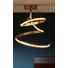LED-DECKENLEUCHTE - Goldfarben, Design, Metall (53/43/57cm) - AMBIENTE