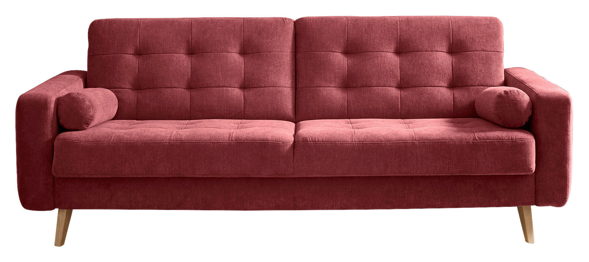MID.YOU ROZKLÁDACÍ POHOVKA, textil, kompozitní dřevo, bobulová