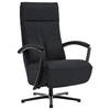 RELAXSESSEL in Leder Anthrazit  - Anthrazit/Schwarz, Design, Leder/Metall (76/112/83cm) - Beldomo Speed