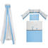 SADA DO DĚTSKÉ POSTÝLKY, - bílá/modrá, Basics, textil - My Baby Lou SADA DO DĚTSKÉ POSTÝLKY, - bílá/modrá, Basics, textil - My Baby Lou
